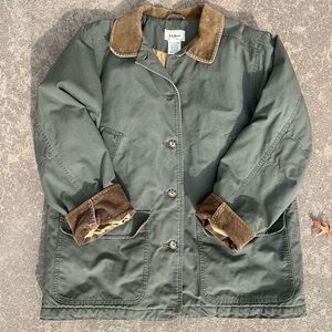 LLBean Barn Coat size L